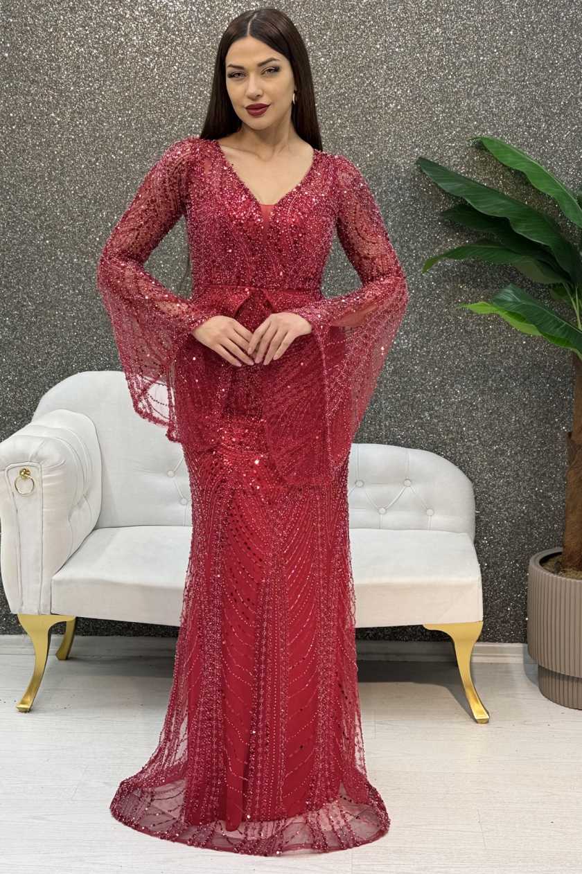 GOGUS DEKOLTELI INCILI BALIK ABIYE 1280